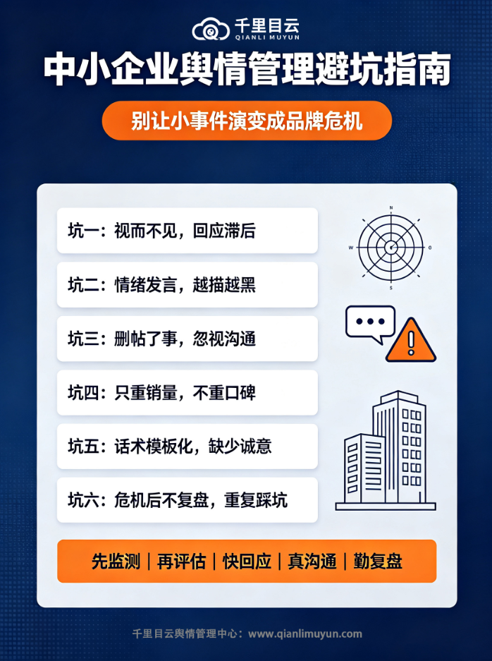 2026年中小企业舆情管理避坑指南，3招守住品牌生命线